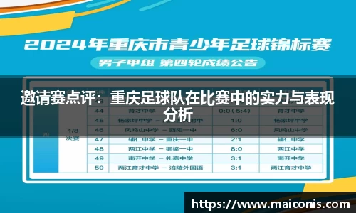 邀请赛点评：重庆足球队在比赛中的实力与表现分析