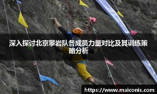 深入探讨北京攀岩队各成员力量对比及其训练策略分析
