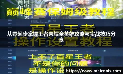 从零起步掌握王者荣耀全英雄攻略与实战技巧分享