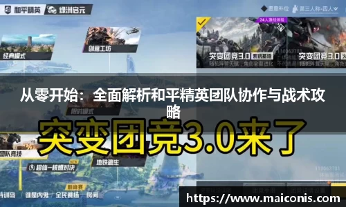 从零开始：全面解析和平精英团队协作与战术攻略