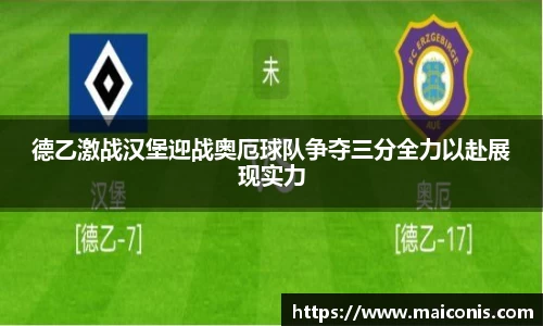 德乙激战汉堡迎战奥厄球队争夺三分全力以赴展现实力