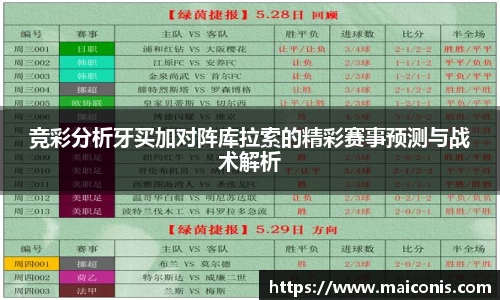 竞彩分析牙买加对阵库拉索的精彩赛事预测与战术解析