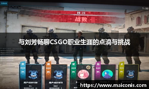 与刘芳畅聊CSGO职业生涯的点滴与挑战